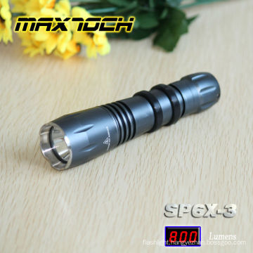 Maxtoch SP6X-3 Tactical Cree T6 Rechargeable LED Torch